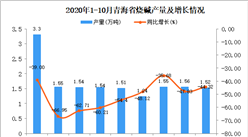 2020年10月青海省烧碱产量数据统计分析