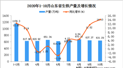 2020年10月山東省生鐵數據統計分析
