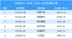 2020年廣東上市公司市值排行榜（附全榜單）