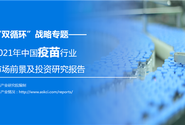 中商產業研究院：《“雙循環”戰略專題—— 2021年中國疫苗行業市場前景及投資研究報告》發布