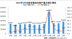 2021年5月甘肃省集成电路产量数据统计分析