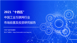 中商产业研究院：《2021“十四五”中国工业互联网行业市场前景及投资研究报告》发布