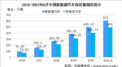 2021年上半年中國新能源汽車保有量603萬輛 純電動汽車保有量占比81.68%（圖）