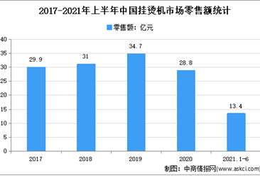2021年上半年中国挂烫机市场运行情况分析：零售量739万台