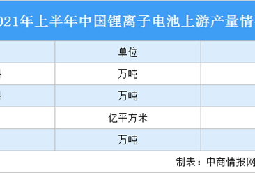 2021年上半年中国锂离子电池行业运行情况分析：产业规模增速迅猛（图）