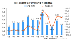 2021年6月黑龙江汽车产量数据统计分析