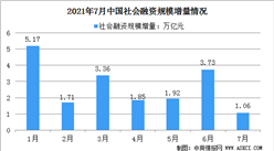 2021年7月社會融資規(guī)模增量統(tǒng)計數(shù)據(jù)報告:比上年同期少6362億元
