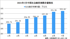2021年7月社會融資規(guī)模存量統(tǒng)計數(shù)據(jù)報告:融資規(guī)模存量為302.49萬億元，同比增長10.7%
