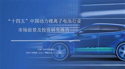 中商行业研究院：《2021年“十四五”中国动力锂离子电池行业市场前景及投资研究报告》发布
