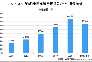 我国专利数量全球第一：2021年1-8月中国知识产权企业大数据分析（图）