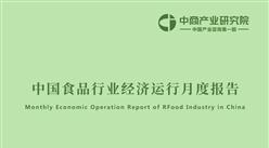 中国食品行业经济运行月度报告（2021年1-8月）