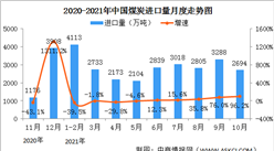 2021年1-10月中國能源生產情況：電力生產保持增長（圖）