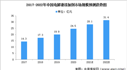 2022年中國電解液添加劑市場規模及市場競爭格局預測分析（圖）
