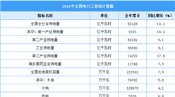 2021年中国电力工业运行情况：发电装机容量同比增长7.9%（图）