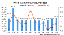 2021年1-12月黑龍江省發電量數據統計分析