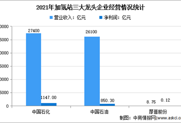 2022年中國加氫站龍頭企業市場競爭格局分析（圖）