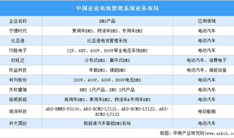 2022年中国电池管理系统行业发展现状预测分析（图）