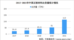 2021年中國正極材料出貨量情況：磷酸鐵鋰正極材料出貨量同比增長258%（圖）