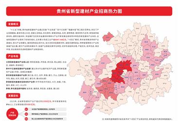 产业投资情报：贵州省新型建材产业招商热力图