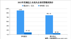 2022年中国乳制品行业上市龙头企业市场竞争格局分析（图）