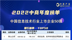 2021年中国信息技术行业上市公司营业收入排行榜（附榜单）