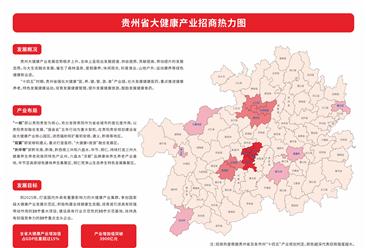 产业投资情报：贵州省大健康产业招商热力图