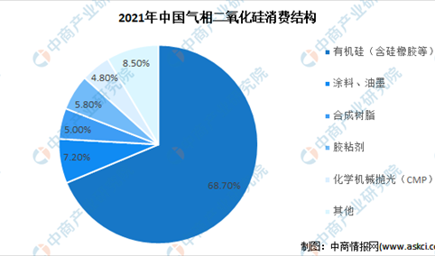 2022年中国气相二氧化硅行业市场及发展趋势数据预测分析(图)