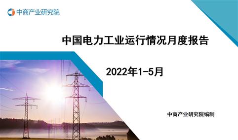 2022年1-5月中国电力工业运行情况月度报告（附完整版）