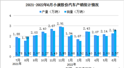 2022年6月小康股份產銷情況：新能源汽車銷量同比增長185.41%（圖）