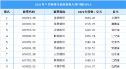 2022年中国钢铁行业上市龙头企业市场竞争格局分析（图）
