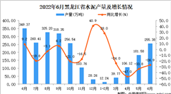 2022年6月黑龙江水泥产量数据统计分析