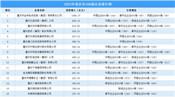 盘点：重庆地区500强企业（2022）