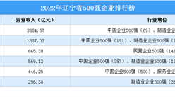 盘点：辽宁地区500强企业（2022）