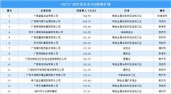 2022廣西民營企業100強排行榜（附榜單）