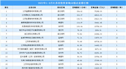 產業投資情報：2022年1-8月江蘇省投資拿地50強企業排行榜（產業篇）