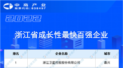2022浙江省成长性最快百强企业排行榜