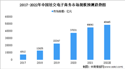 2022年中国社交电子商务行业市场规模及发展机遇预测分析（图）