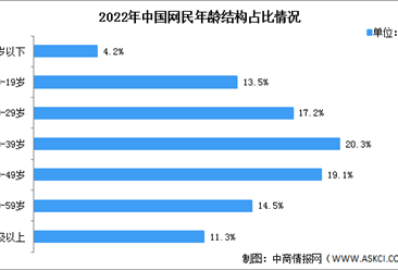 2022年中国互联网用户现状数据统计分析：30-39岁占比最高（图）