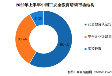 2022年上半年中国IT安全教育培训市场结构及竞争格局分析（图）