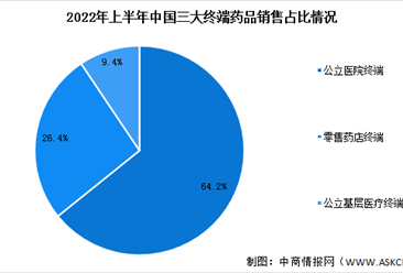 2022年中國終端藥品銷售市場現狀預測分析：銷售額同比增長3.3％（圖）