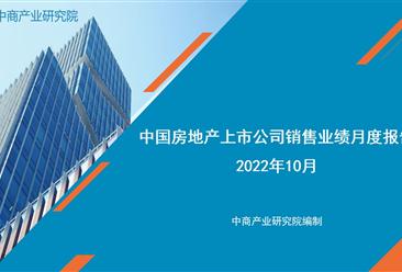 2022年1-10月中国房地产行业经济运行月度报告（完整版）