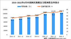 2022年上半年中国互联网网民结构状况分析：网民规模达10.51亿
