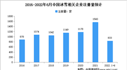 現存相關企業超9千家：2022年上半年中國冰雪企業大數據分析