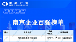 2022年南京企業百強榜單（附榜單）