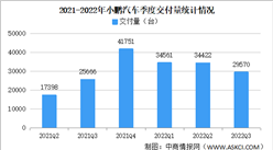 2022年前三季度小鹏汽车财务数据分析：营收同比增长19.3%（图）