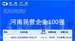 2022河南民營企業100強排行榜（附榜單）