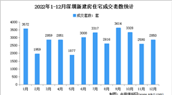 2022年12月深圳各区新房成交数据分析：住宅成交2850套