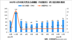 2022年11月中國天然及合成橡膠進口數據統計分析