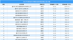 產業投資成績單 | 2022年重慶市制造業土地投資50強總投資超47億！