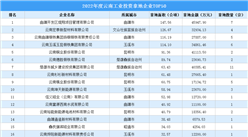 【產業投資情報】2022云南工業土地投資最大的50家企業摘走128宗地